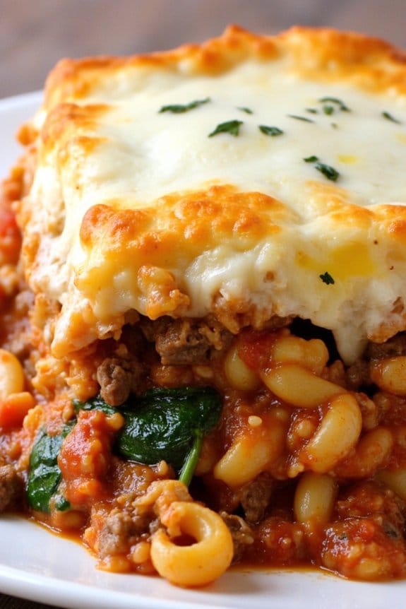 hearty mediterranean beef casserole