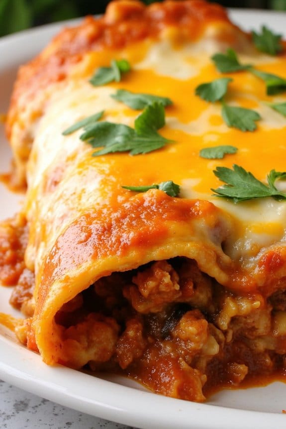 hearty mexican beef casserole