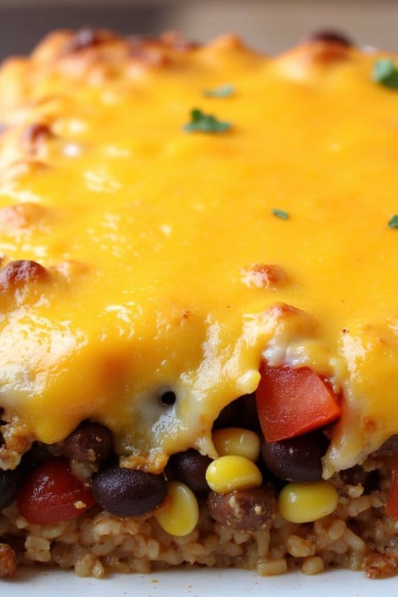 hearty mexican beef casserole