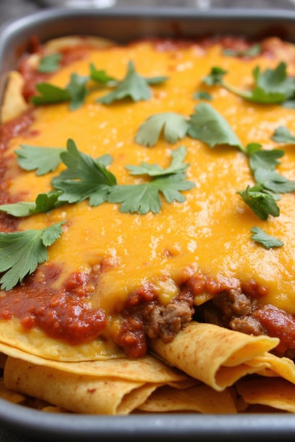 hearty mexican casserole delight