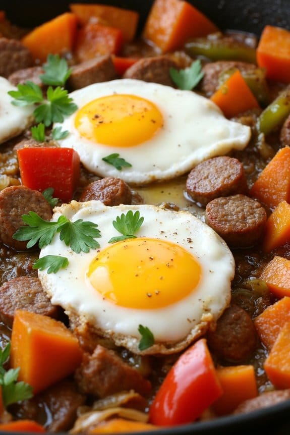 hearty one pan breakfast skillet