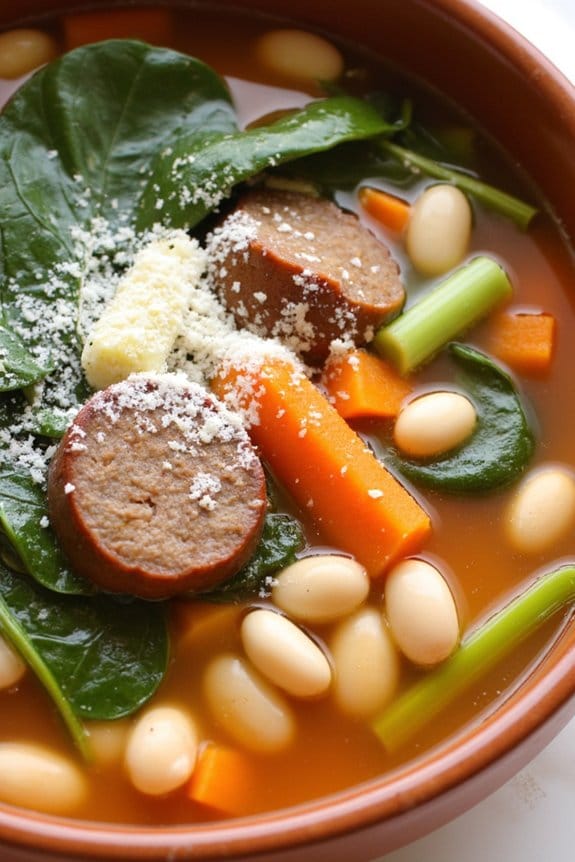 hearty one pot sausage soup