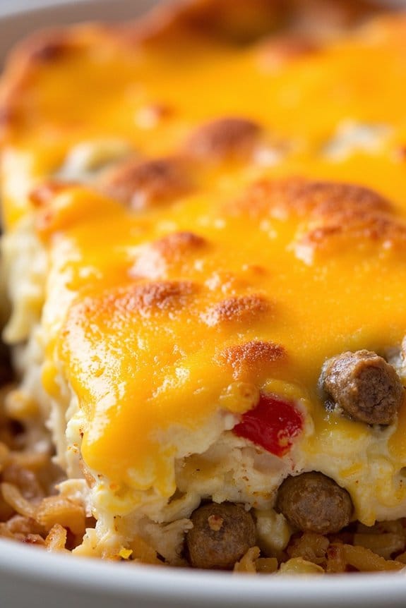 hearty sausage and egg casserole