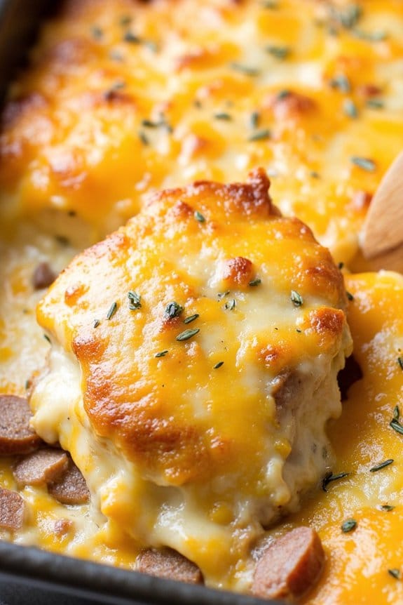 hearty sausage potato casserole