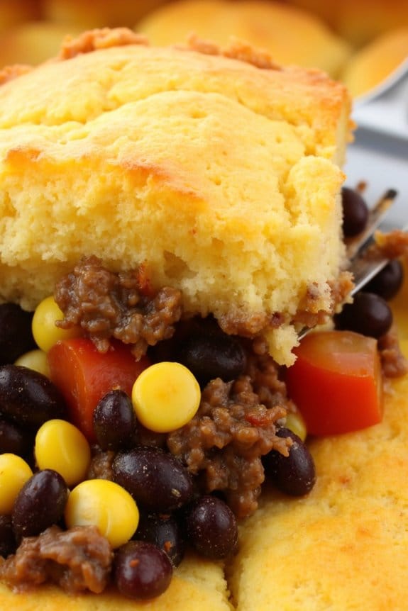 hearty southwest beef casserole