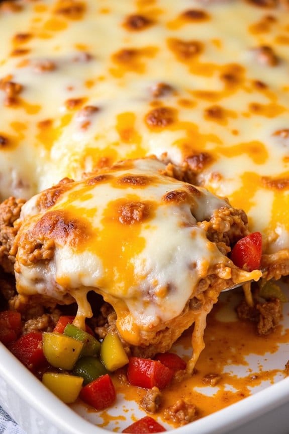 hearty stuffed pepper casserole