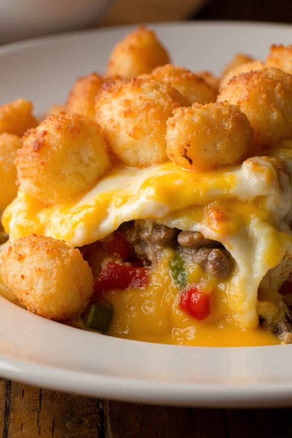 hearty tater tot casserole