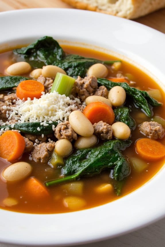 hearty turkey sausage soup