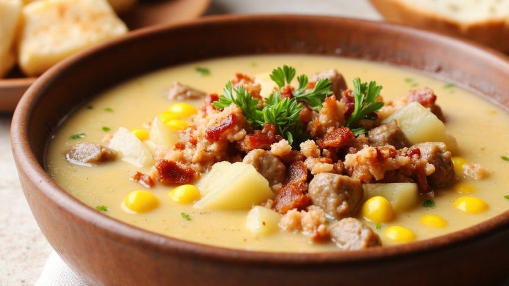 homemade rustic pork sausage