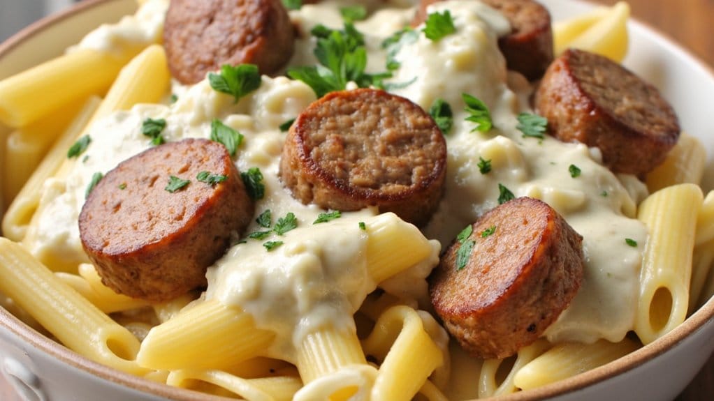 indulgent sausage pasta dishes