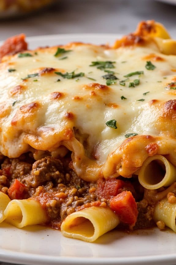 italian beef noodle casserole