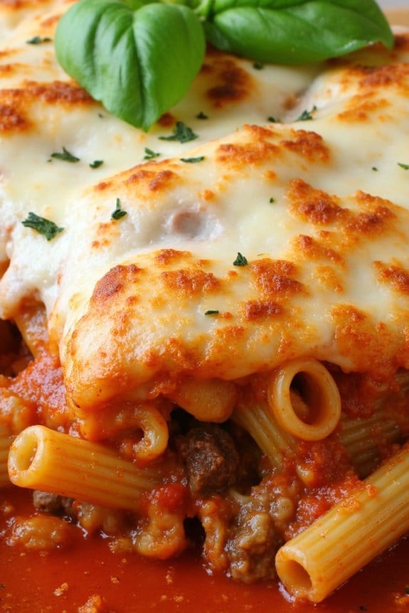 italian beef pasta casserole