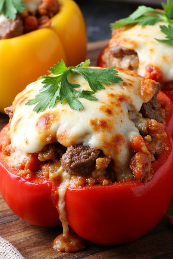 italian sausage stuffed peppers