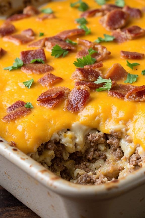 keto friendly beef casserole delight