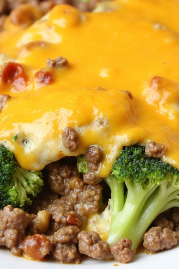 keto friendly cheesy casserole dish