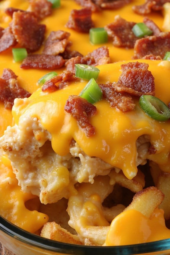 loaded bacon cheese casserole
