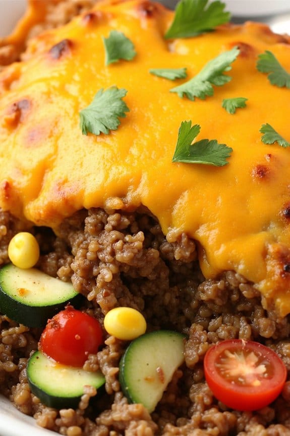 nutritious quinoa beef casserole