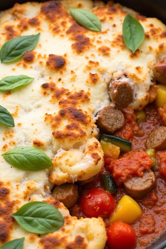 one pan sausage and gnocchi