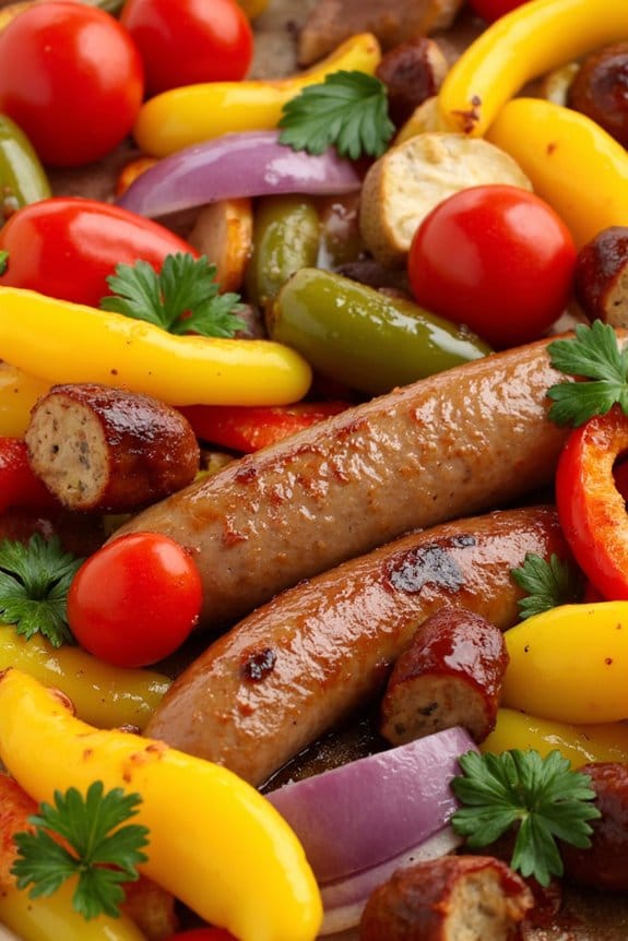 one pan sausage and peppers