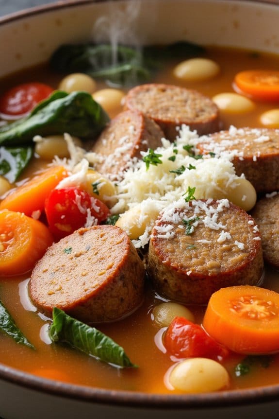 one pot italian sausage soup