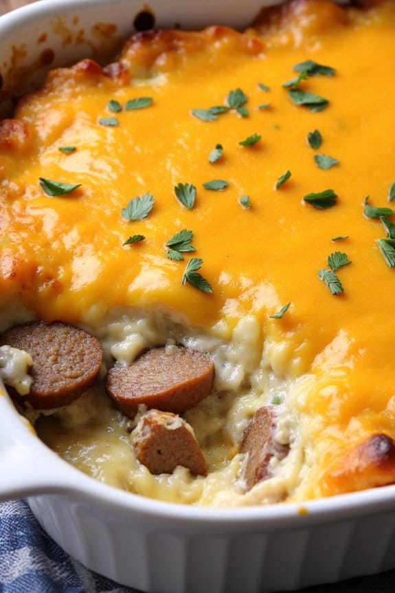 rustic sausage potato casserole