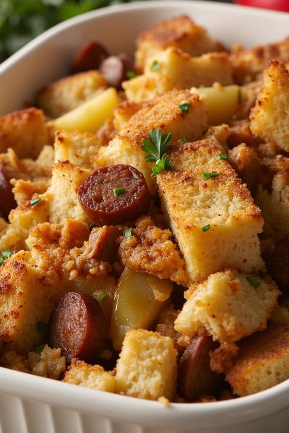 sausage and apple stuffing recipe