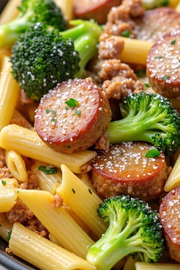 sausage and broccoli pasta recipe