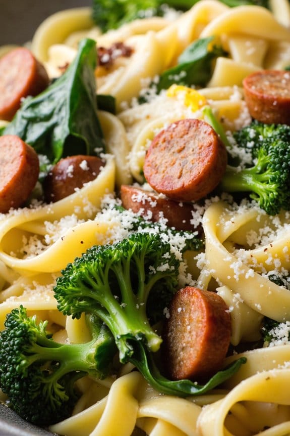sausage and broccoli rabe pasta