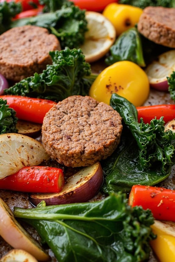 sausage and kale dinner