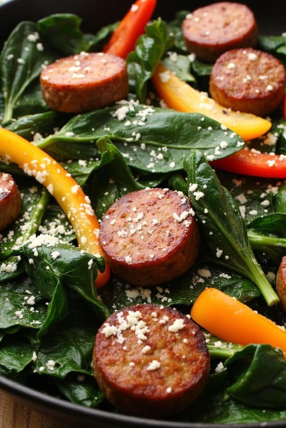 sausage and kale skillet recipe