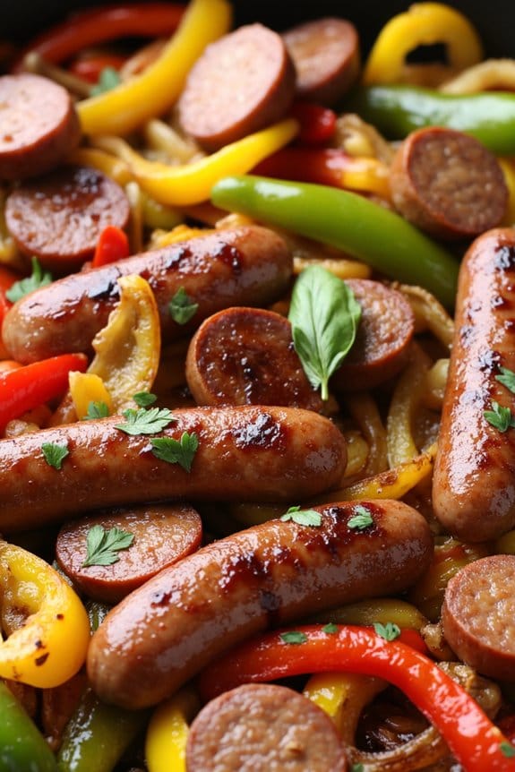 sausage and pepper skillet