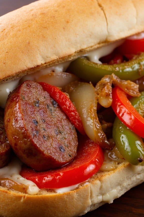 sausage and peppers sandwiches recipe