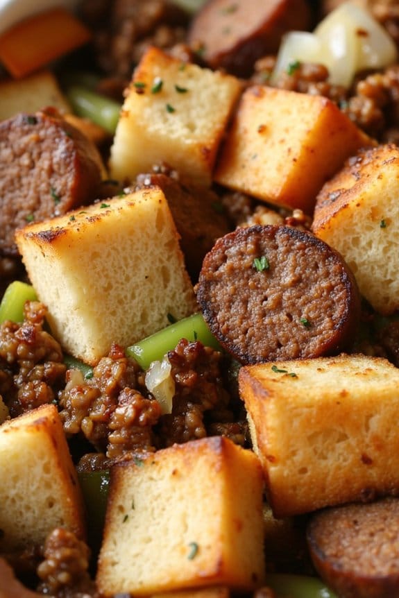 sausage apple stuffing recipe