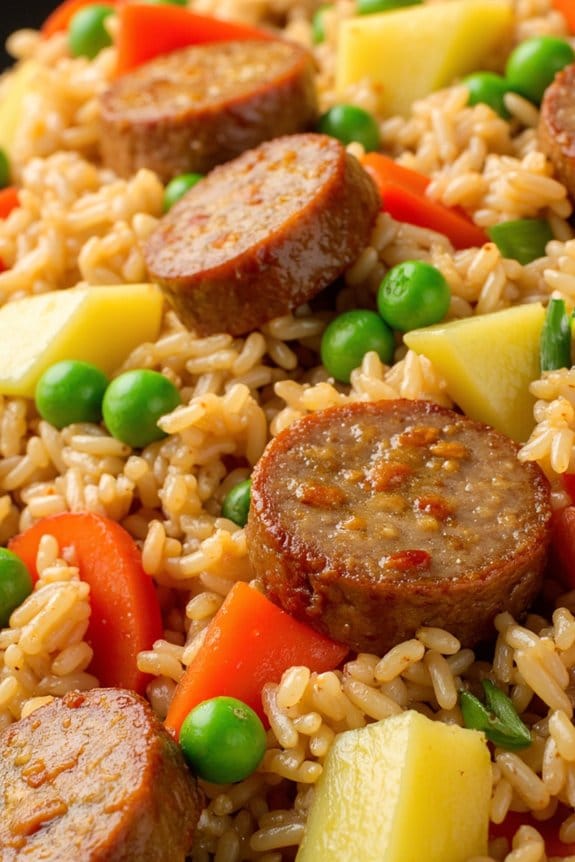 sausage fried rice recipe