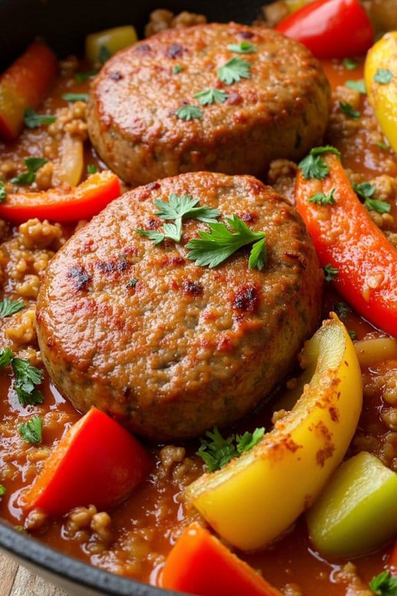 sausage peppers skillet delight