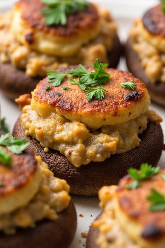 sausage stuffed mushroom appetizer recipe