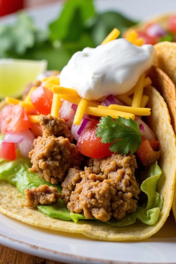 sausage tacos with fresh salsa