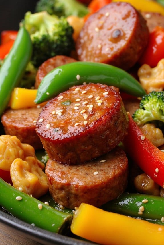 sausage vegetable stir fry recipe