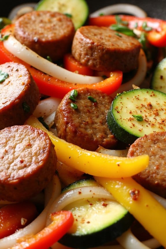 sausage zucchini stir fry recipe