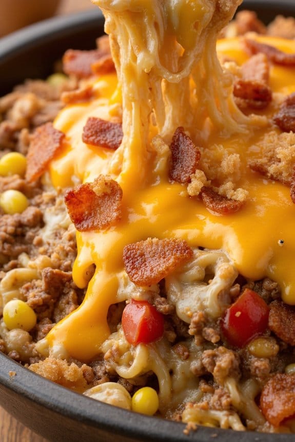 savory beef and bacon casserole