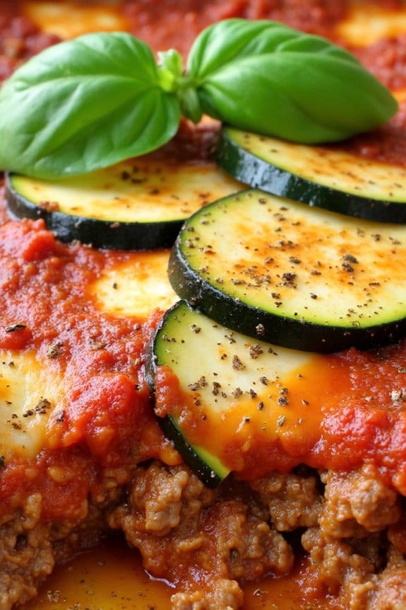savory beef zucchini casserole
