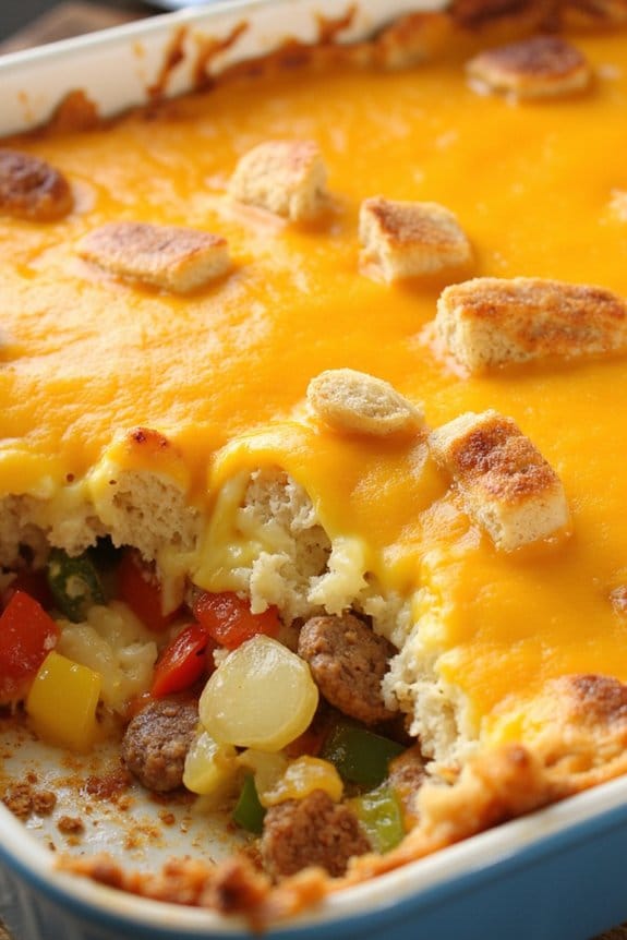 savory breakfast sausage casserole