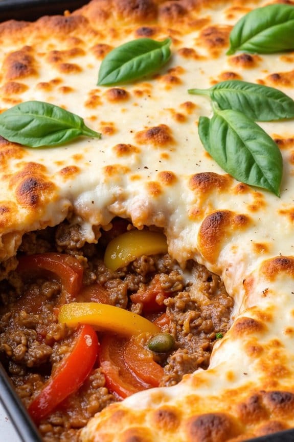 savory italian beef casserole