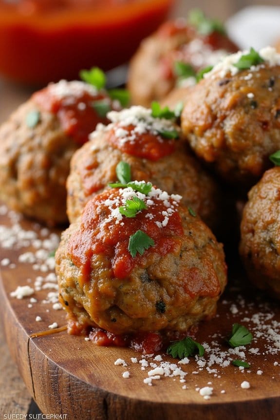 savory italian sausage meatballs