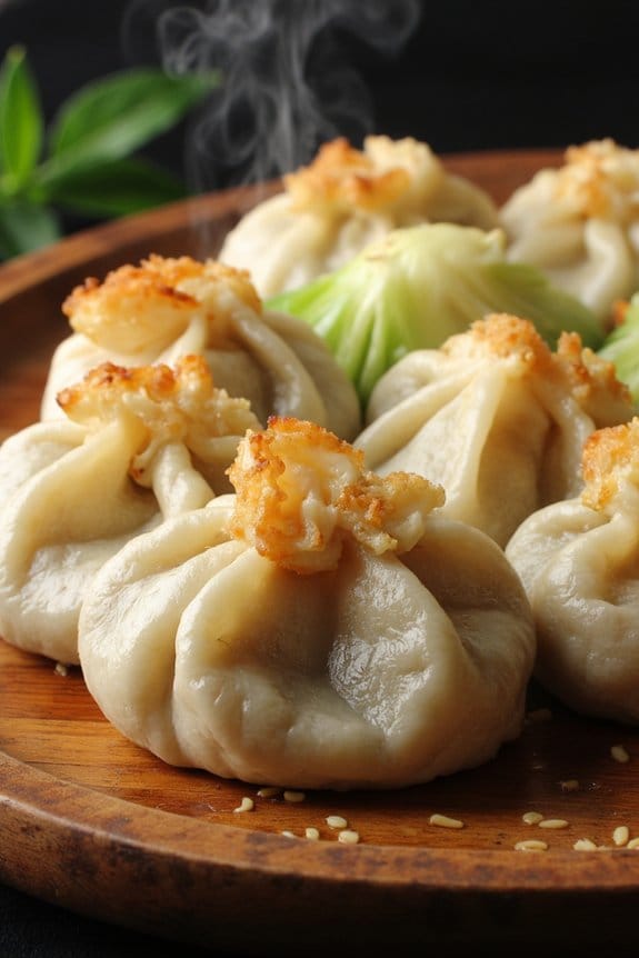 savory pork cabbage dumplings