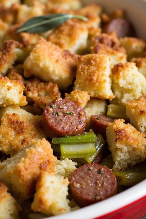 savory sausage and sage stuffing