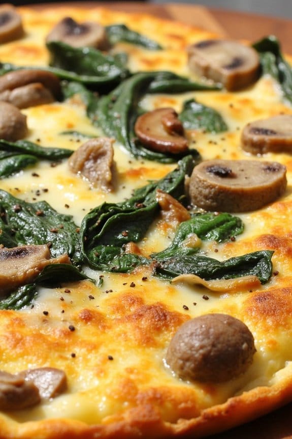savory sausage and vegetable frittata