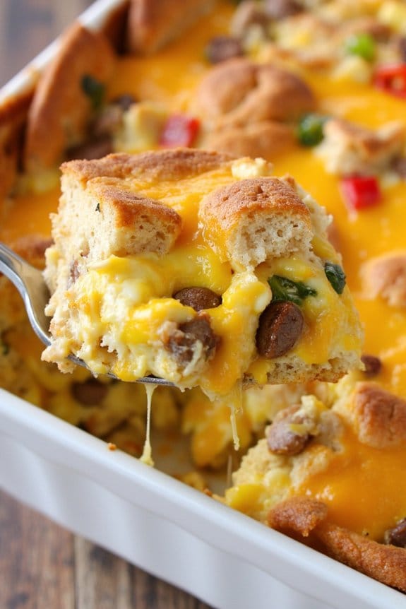 savory sausage breakfast casserole