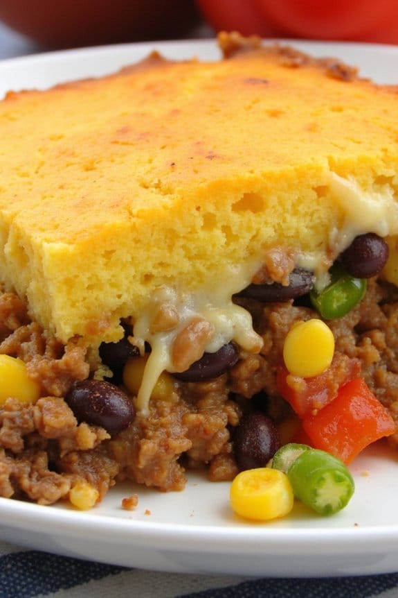 savory southwestern beef casserole