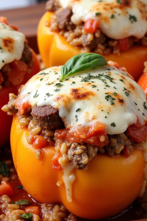 savory stuffed bell peppers